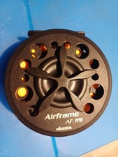 OKUMA Airframe  7/9 Fly Reel + Good 7wt Float  Welded Loops Mint Cond G W Order