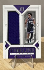 2023 Panini National Treasures Timeline Materials 99/99 Davion Mitchell #TM-MIC