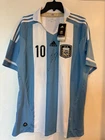 Lionel Messi Signed Argentina 2022-23 Home Soccer Jersey Icons