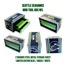 Kobalt Seattle Seahawks Mini Tool Box Nfl 2 Drawer Steel Storage Chest 2a