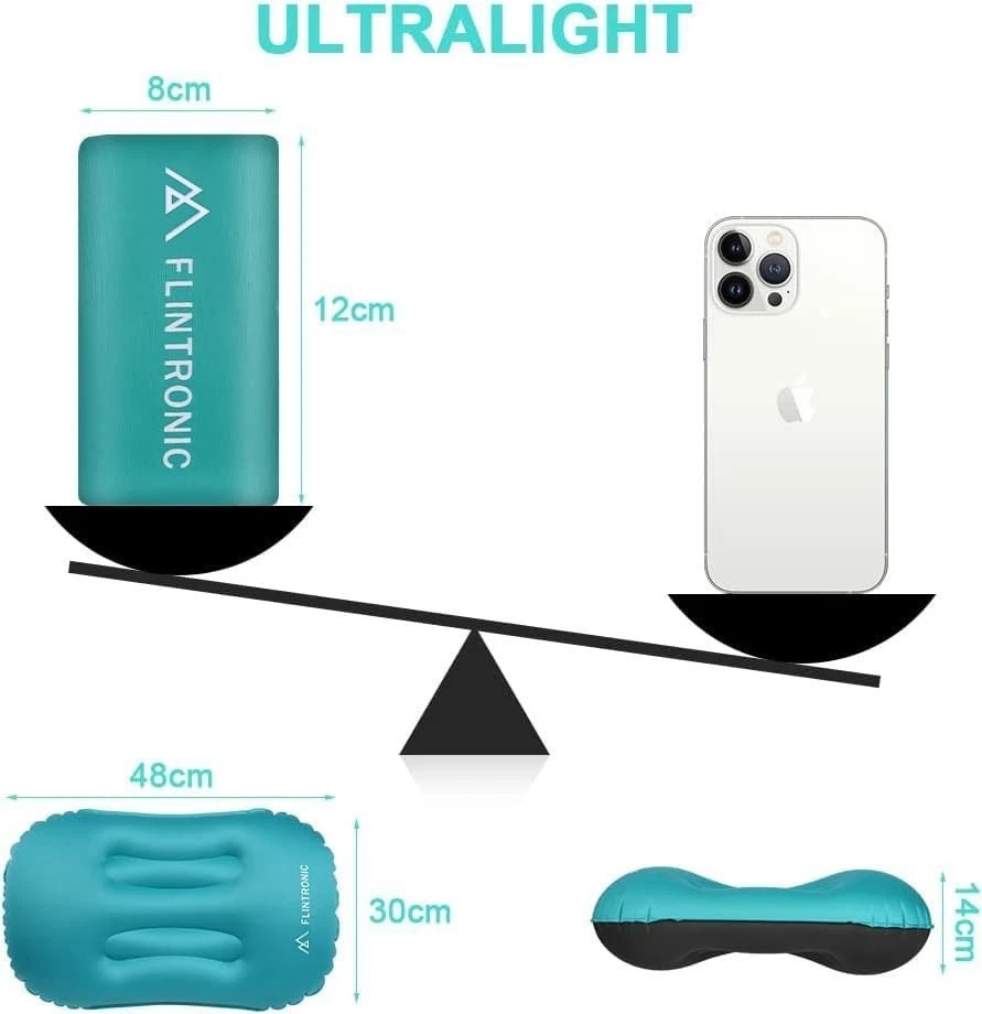 Aufblasbare Camping Kissen TPU Kopfkissen Strandkissen - Bild 4 von 4