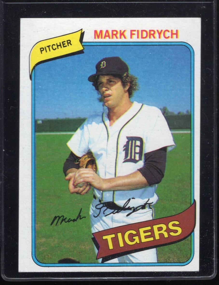 1980 Topps #445 Mark Fidrych EX-MT ( OC ) , Free Shipping