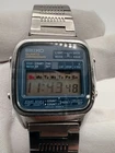 Seiko A127-5000 Quartz Chronograph Vintage LCD Digital Watch | Japan | Running