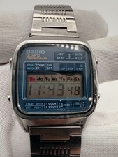 Orologio Digitale Seiko A127-5000 Quarzo Cronografo Vintage LCD | Giappone | Funzionante