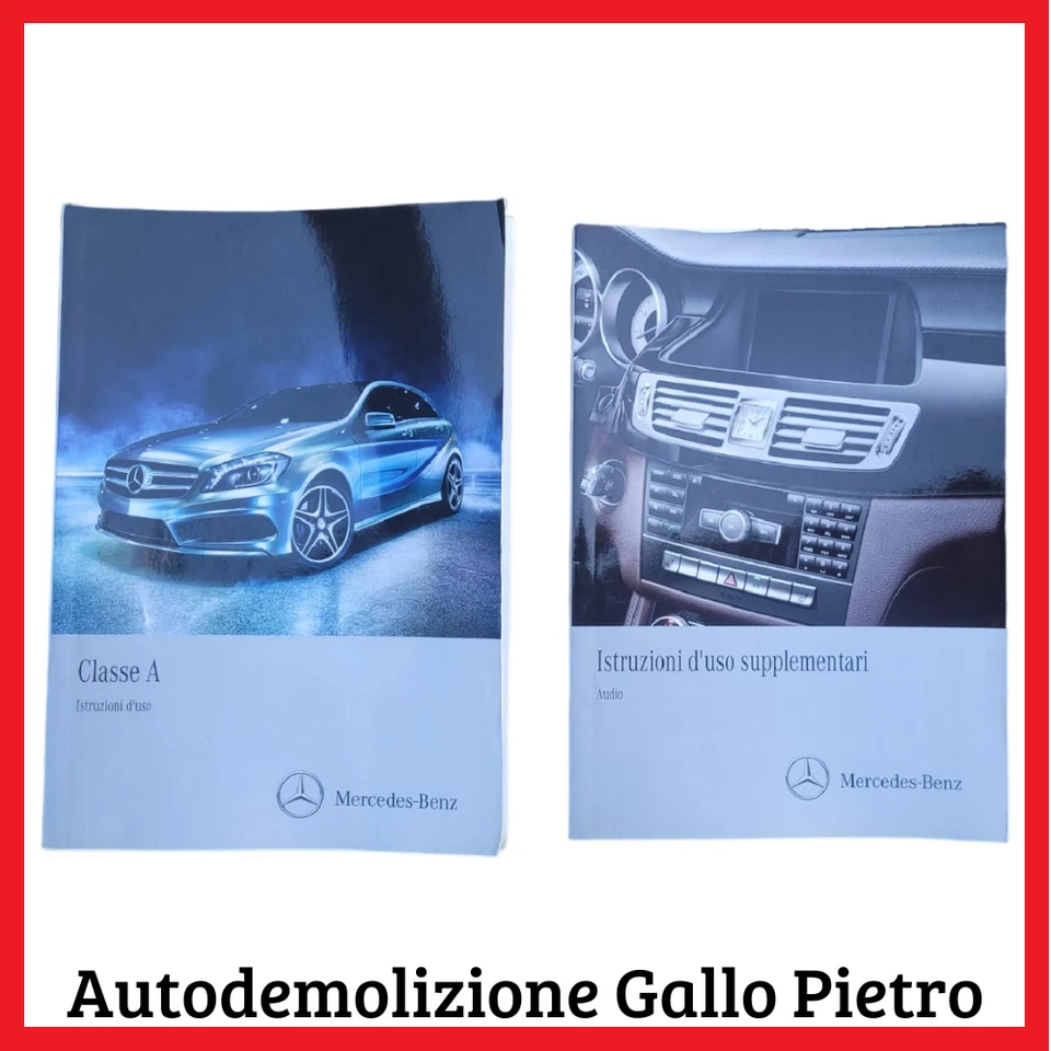 Libretto di istruzioni MERCEDES classe a 2012 2015 2017 w176 a 180 cdi/d cdi - Immagine 2 di 4