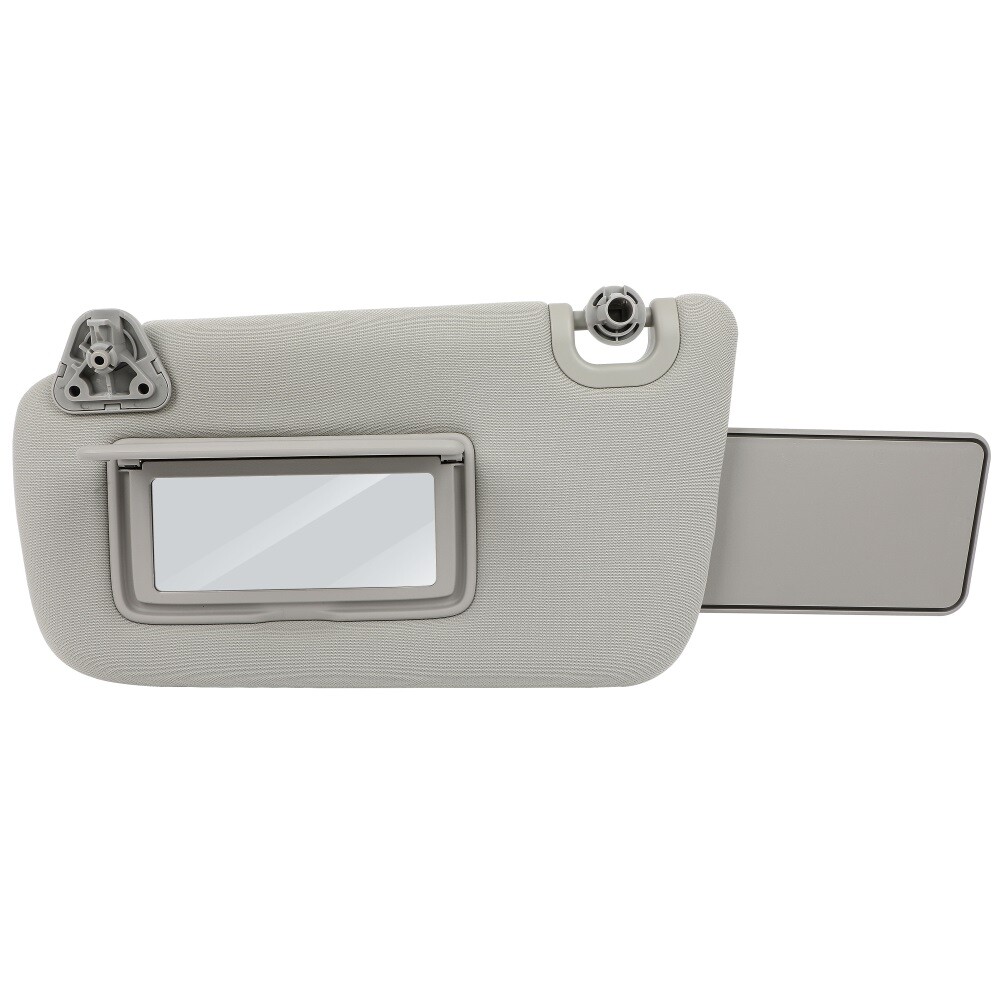 Driver Side Gray Sun Visor Without Sunroof For 2012-2019 Nissan LEAF Sentra