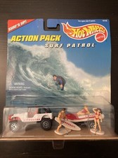 Hot Wheels Surf Patrol Action Pack Mini Lifeguards Vehicles 1996 Surfs Up 16156