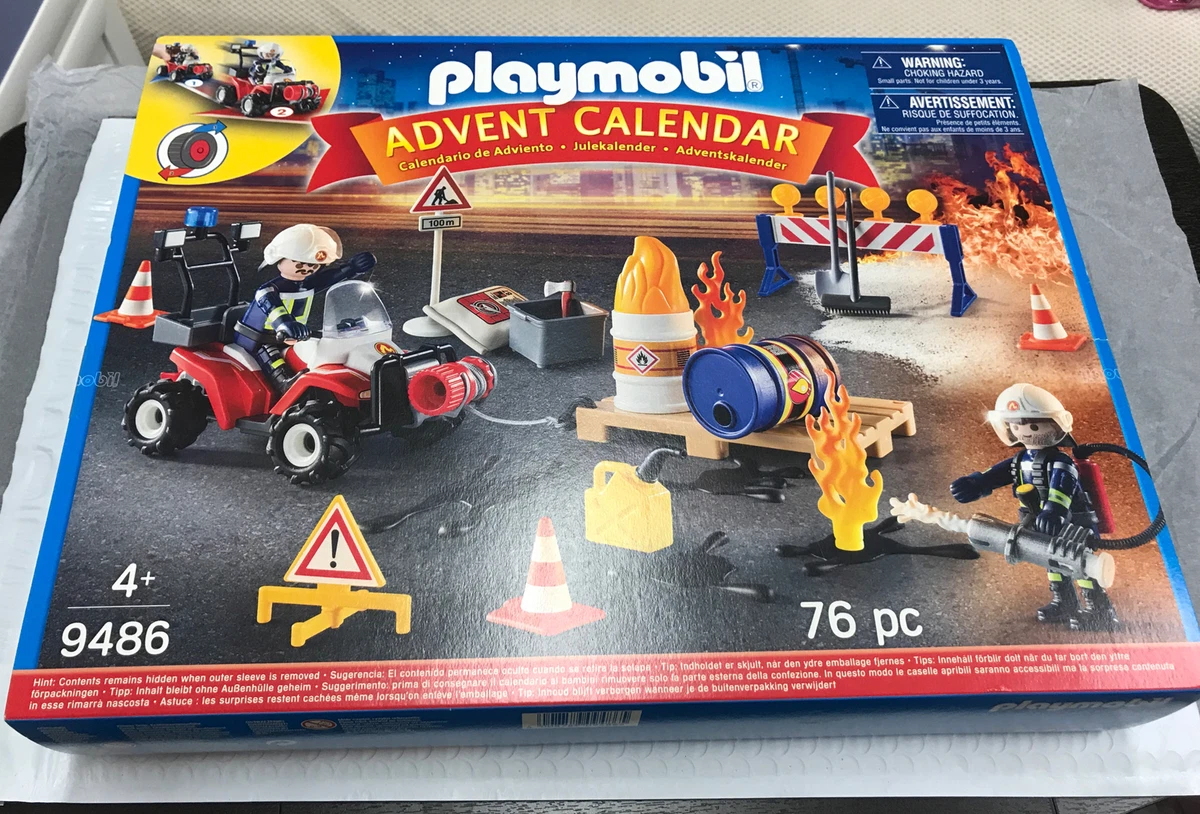 PLAYMOBIL Advent Calendar - Construction Site Fire Rescue 