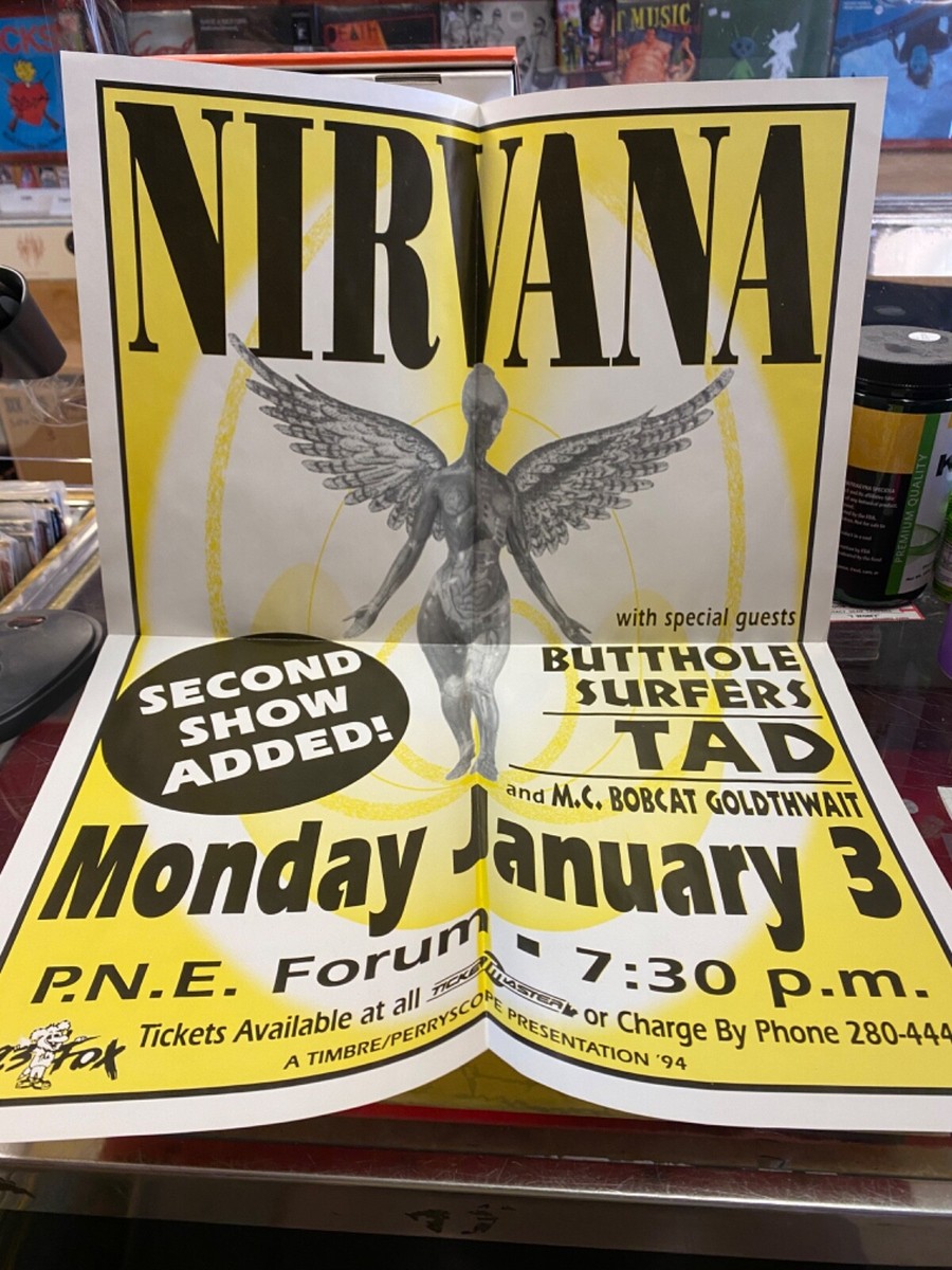 Nirvana In Utero LP Simply Vinyl 1998 UK 180 gram + POSTER