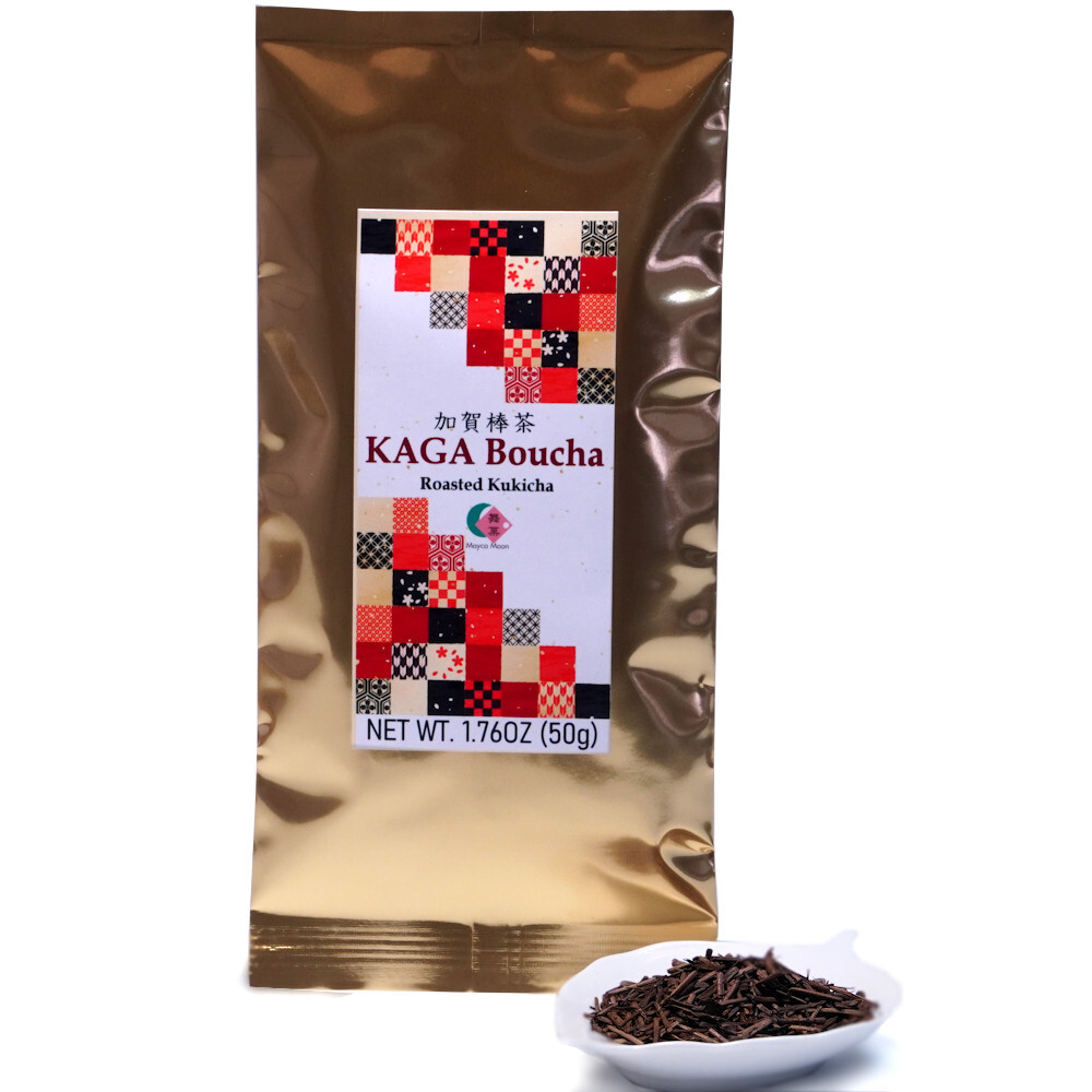 KAGA Boucha Kanazawa Hojicha Japanese Rosasted Green tea Kukicha 1.76oz ...