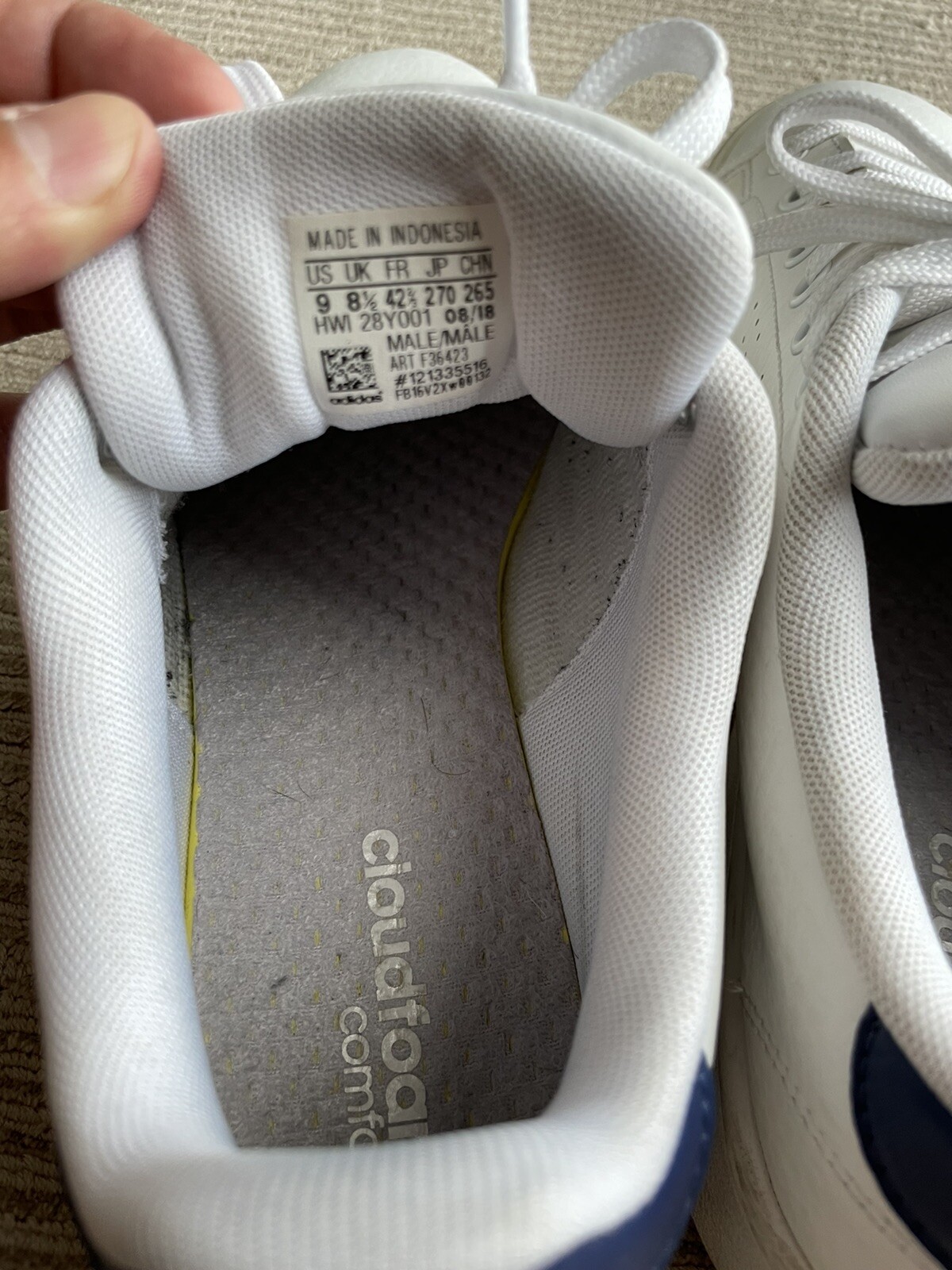 Size 9 - adidas Advantage Dark Blue for 