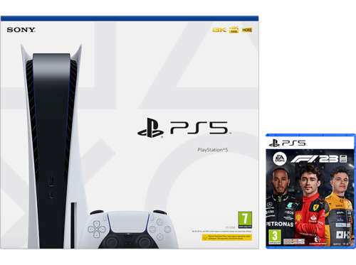 Consola - Sony PlayStation 5 Standard, 825 GB, 4K, 1 Mando, Chasis C, Blanco  - Imagen 1 de 3