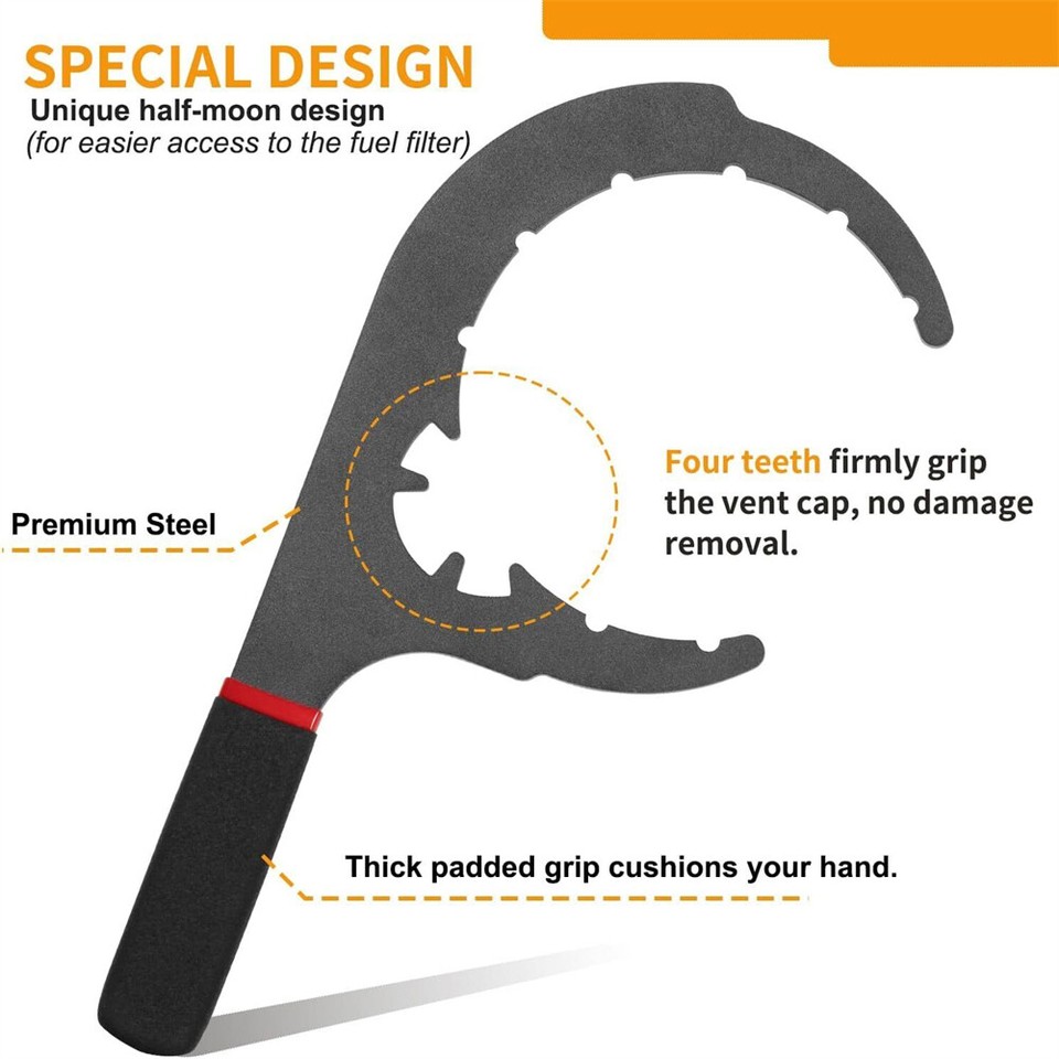 Diesel Filter Wrench For 5" Handle Removal Tool 61090 eBay