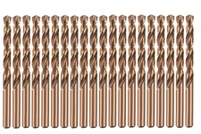 HSS Cobalt Drill Bit 20Pcs 3/32" M35 Jobber Length Steel Metal Twist Drill Bits
