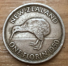 1950 New Zealand One Florin DWCEV12
