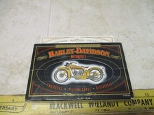 Harley Davidson Playing Cards Limited Edition Collectible Tin 2 Decks - 1997