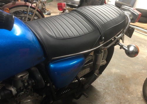 Honda CB550 CB550F Super Sport chrome trim motorcycle seat code: Z6106 - Picture 2 of 9