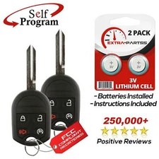 2 New Replacement F-Series 80 Bit Remote Car Key Combo 4b Remote Start for Ford