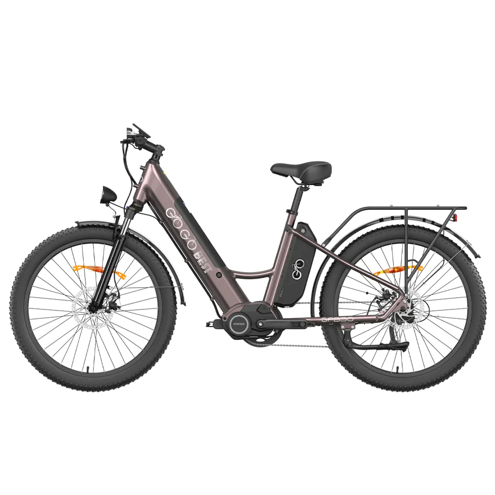 E Bike Damen 26 Zoll Mittelmotor 26 Zoll e Bike mittelmotor Pedelec Elektrofahrrad 500W Shimano 7S