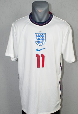 England Rashford Jersey 2020 Euro Home Football Soccer Mens