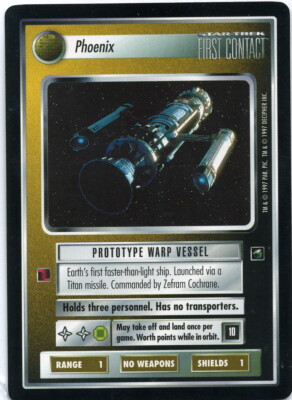 STAR TREK CCG FIRST CONTACT RARE CARD GEORDI LA FORGE lp - Phoenix Cards STAR TREK CCG FIRST CONTACT RARE CARD GEORDI LA FORGE lp - Phoenix Cards