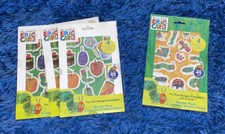 Eric Carle Very Hungry Caterpillar Sticker Pack Lot 2014 NOS