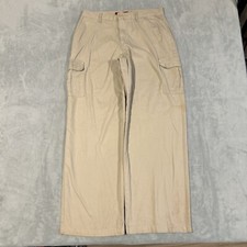 VTG Y2k Weatherproof Baggy Cargo Pants Womens 33x31 High Rise Military Hiking