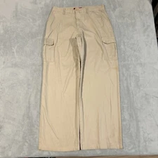 VTG Y2k Weatherproof Baggy Cargo Pants Womens 33x31 High Rise Military Hiking