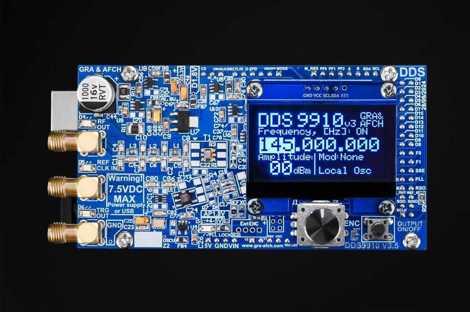 DDS AD9910 v3.5 Shield for Arduino RF Signal Generator AM/FM/SWEEP - Image 4 of 4