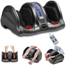Gray Shiatsu Kneading Rolling Foot Massager Health For Circulation  Pain Relief