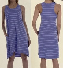*NWT* Kenneth Cole Reaction (Size S) Tank Dress -Soft Blue Striped Sleeveless