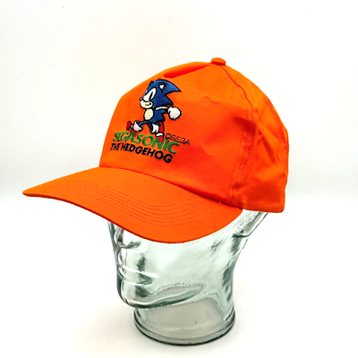 帽子 90s SEGA SONIC THE HADGEHOG PROMO CAP Vintage 90s Sonic The Hedgehog Lifesavers Spinball Promo