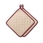 Omnia Topflappen für Campingbackofen Omnia Ofen Zubehör Campingküche 2-er Pack