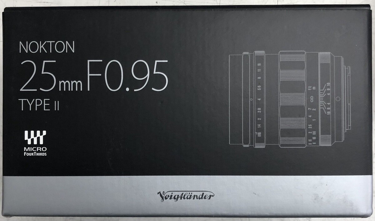 Voigtlander Nokton 25mm F 0.95 MFT II Box Only | eBay Voigtlander Nokton 25mm F 0.95 MFT II Box Only | eBay