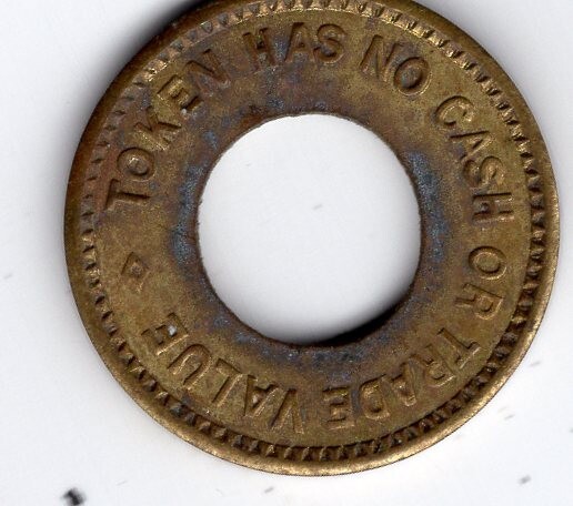 Amusement: Token has no Cash or Property Value | eBay