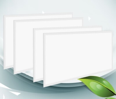 2x4 LED Flat Panel Light Drop Ceiling, 8400 Lm, 5000K, 0-10V Dimmable, 100-277V