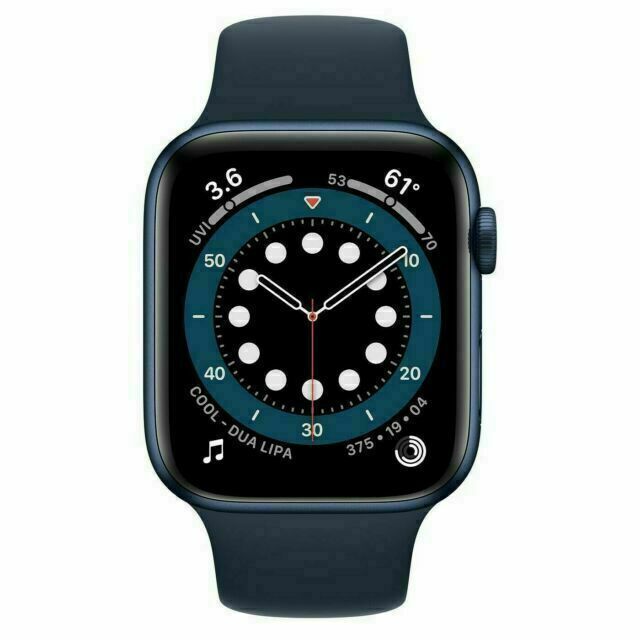 Apple Watch Series 6 GPS 40mm Blue Aluminium Case Deep Navy Sport