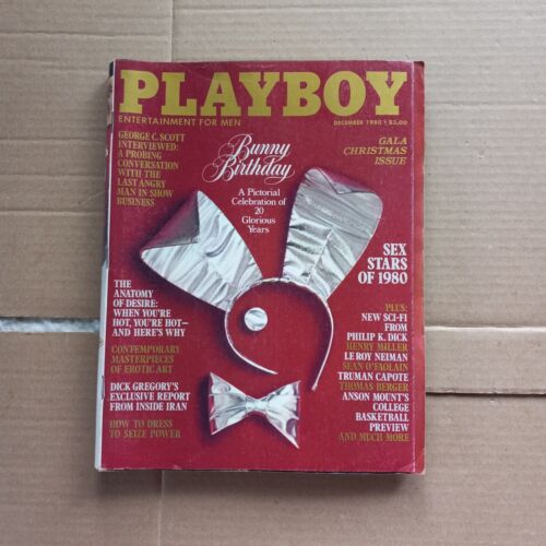 VINTAGE Playboy (December 1980) Gala Christmas Issue Philip Dick eBay