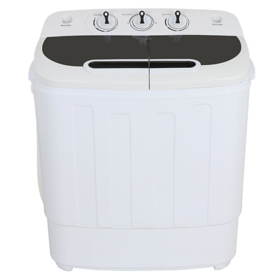 Washing Machine Twin Tub Washer Spin Cycle 1300RPM Powerful Motor 13lb Portable