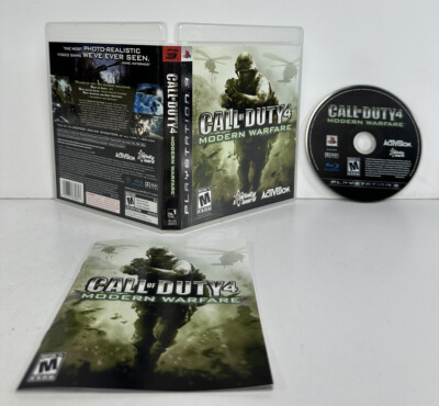 Call of Duty 4: Modern Warfare PlayStation 3 PS3 with Booklet Used Tested Works