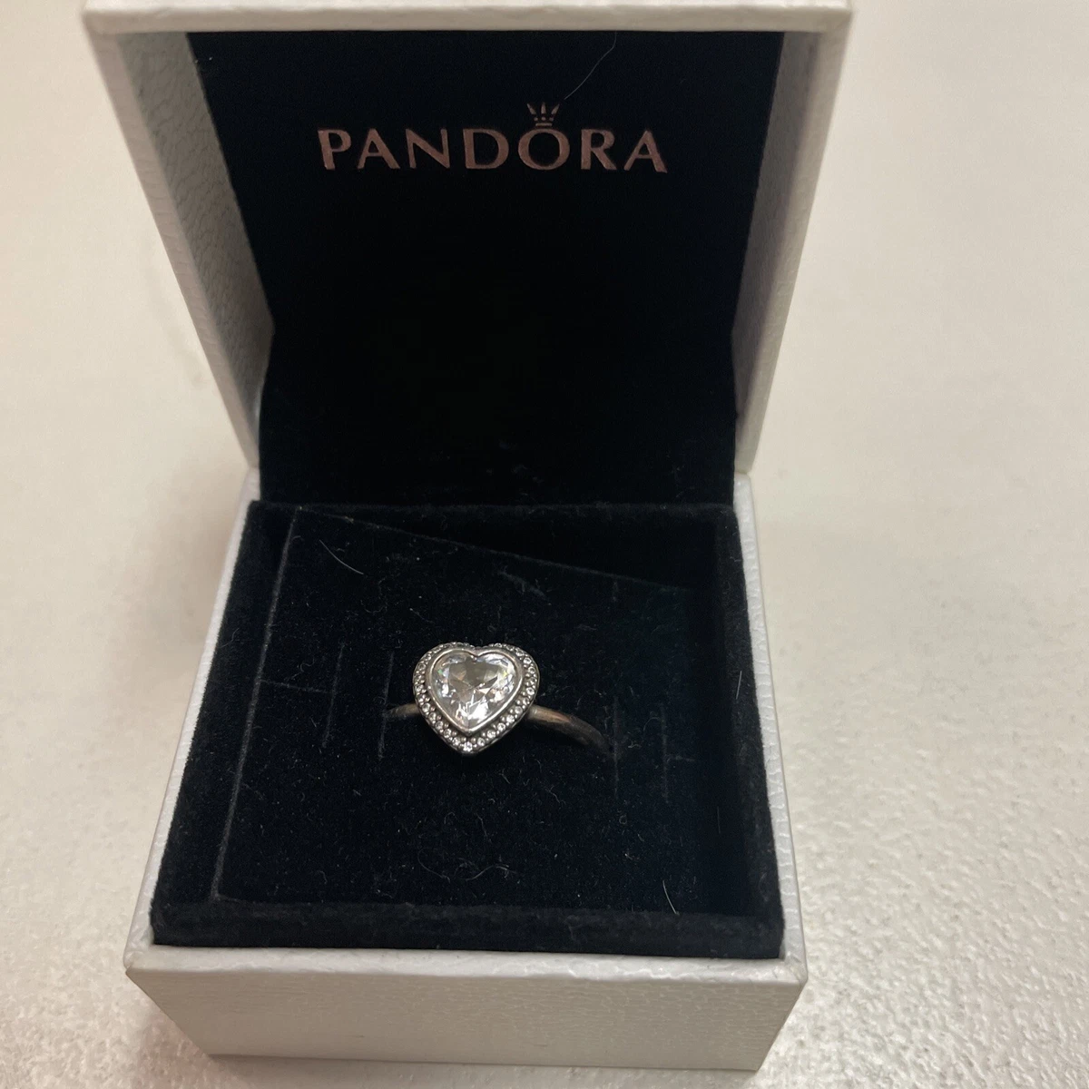 S925 ale 54 heart best sale ring