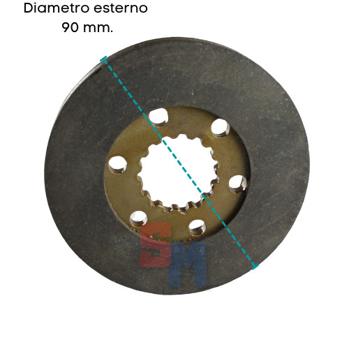 DISCO FRIZIONE SEP 125 DIAMETRO 88X11,5 DENTI 15