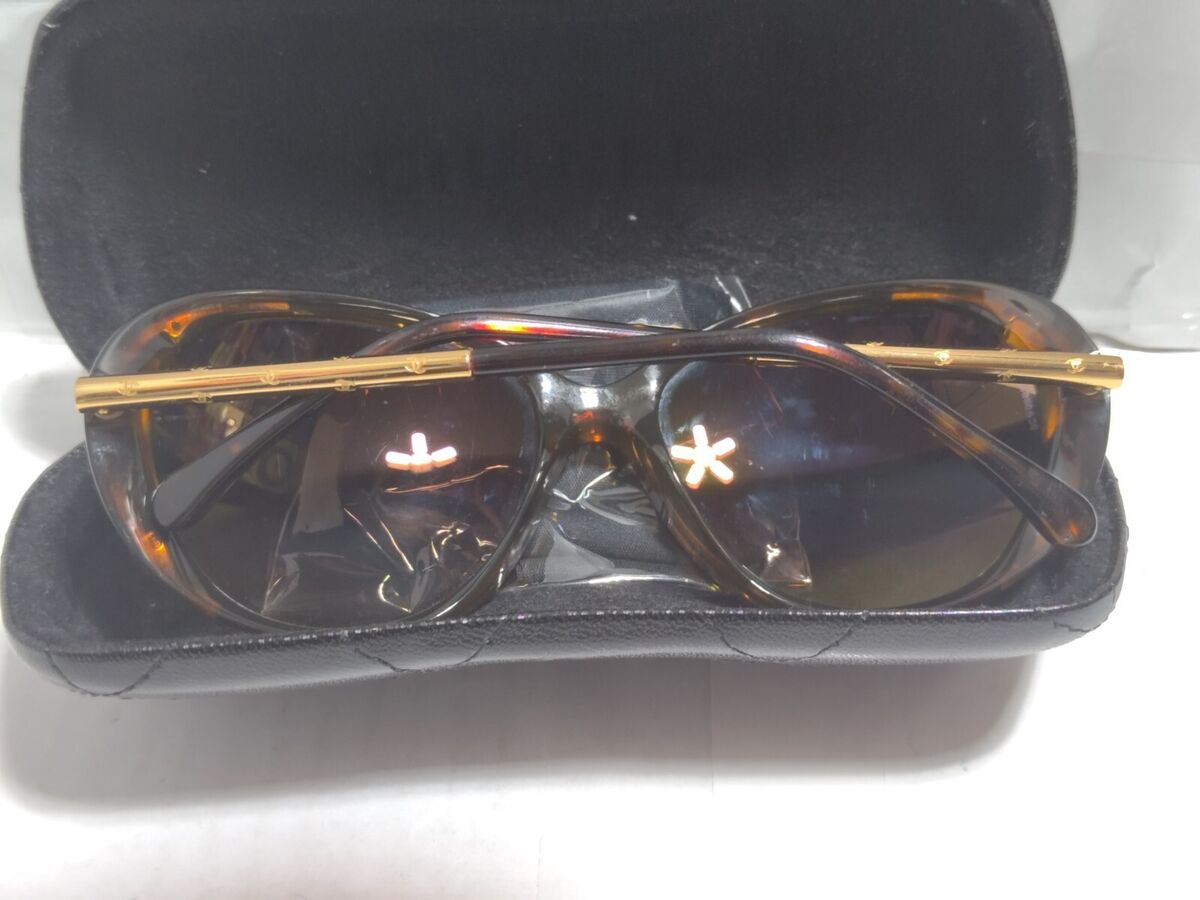 Chanel 6037 C714/3Bb 57-16 135 Sunglasses Brown /Gold CC Chanel 6037 C714/3Bb 57-16 135 Sunglasses Brown /Gold CC