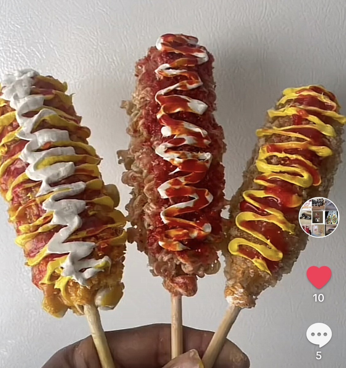 Custom Display Faux Fake Food Kdog Korean Corn Dog Handmade By VMA