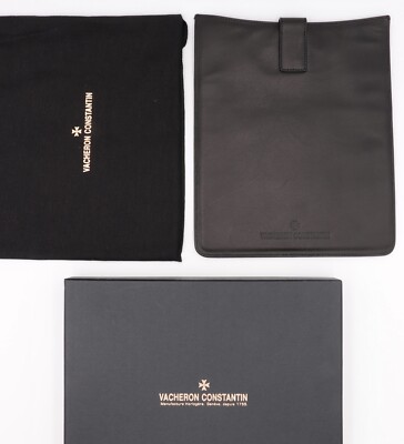 VACHERON CONSTANTIN TABLET IPAD SAMSUNG CASE FUNDA BROWN LEATHER NEW BOX 25x21cm