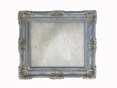 Antique Gray Frame Shabby Ornate Frame Photography Paint Canvas Art 16x20, 20x24