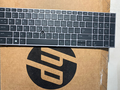 Genuine OEM HP ZBook 15 G5 G6 US Backlit Keyboard L28407-001 SG