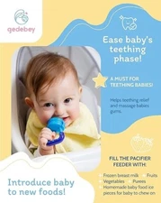 3 Pack Baby Fruit Pacifier Feeder 2 Silicone Teethers Babies Food Spoon Teether