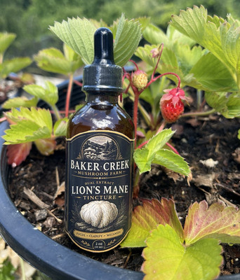 Baker Creek Mushroom Farm Lion's Mane Dual Extract Tincture Drops 2 fl oz