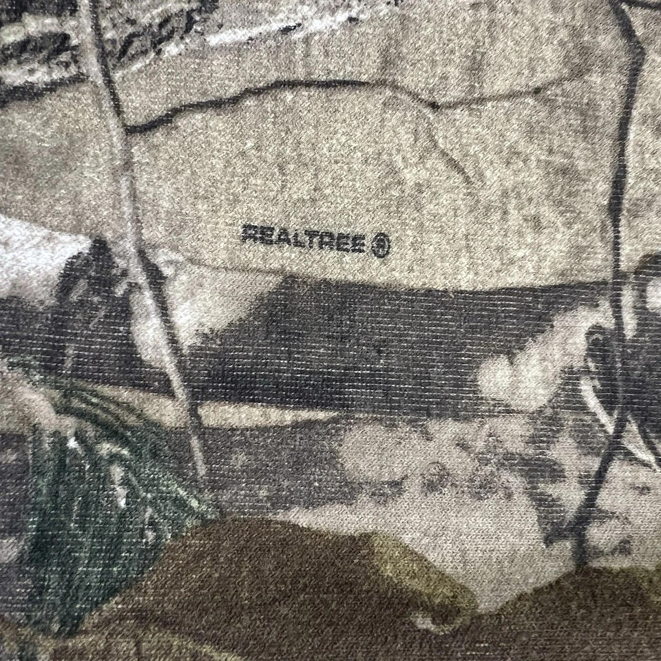 Carhartt Hoodie Mens 2XLT RealTree Camo Full Zip Camoflouge K289 Sweatshirt - Image 3 of 4